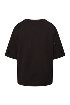 Bayaiw Pannie Tshirt - Black Sequinsflower