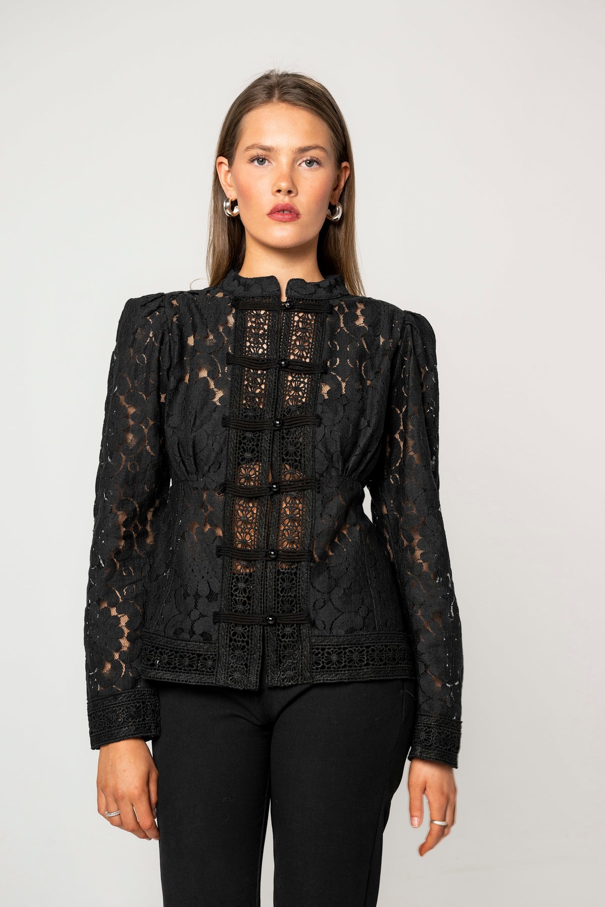 Amora Blouse - Noir Net