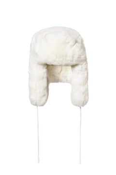 Cher Fluffy Hat - Snow White