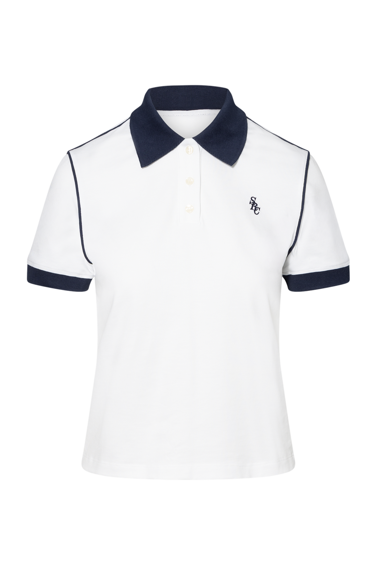 Src 70s Pique Polo - White