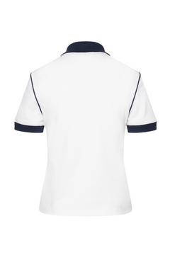 Src 70s Pique Polo - White