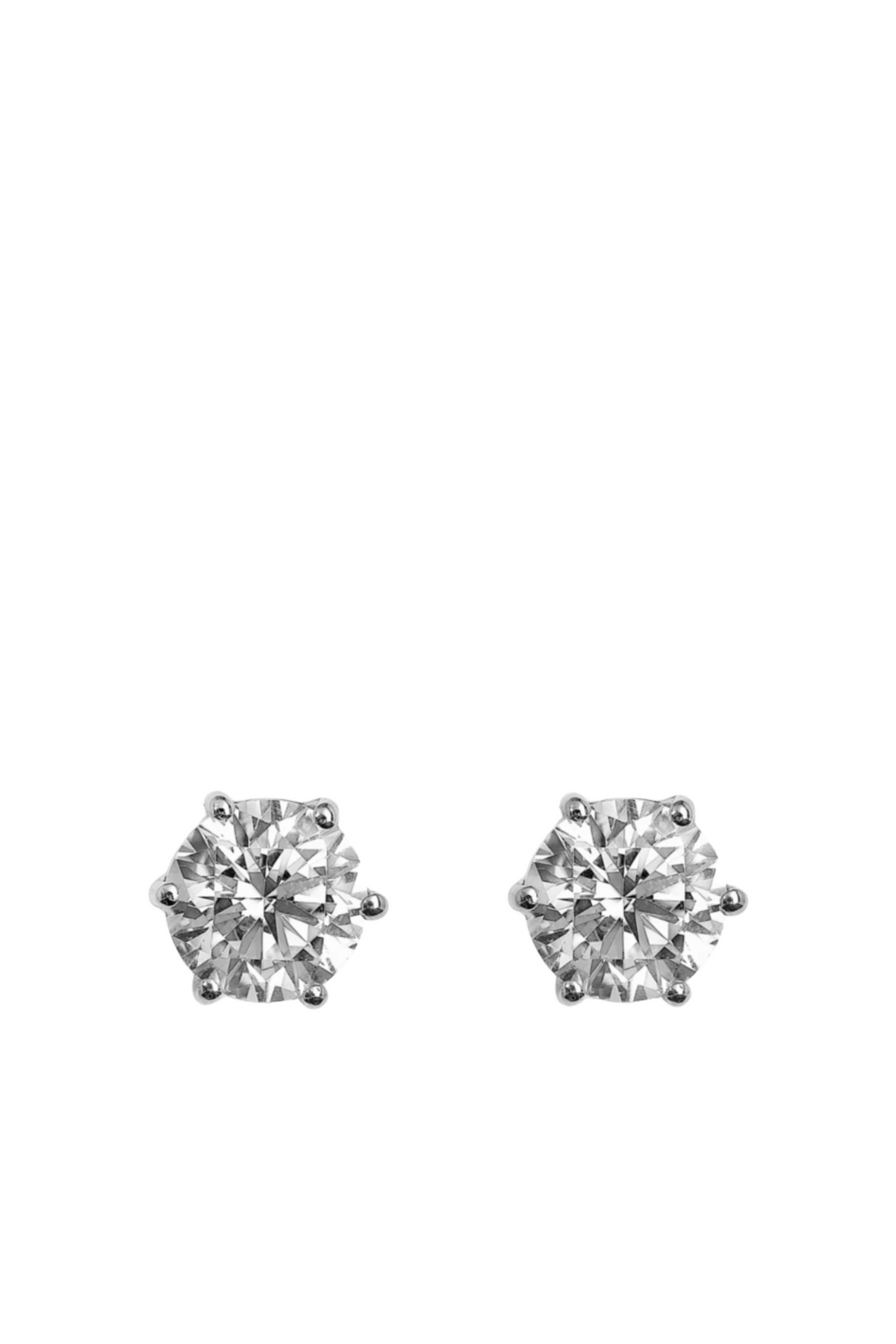 Studs Earrings 8mm - Silver