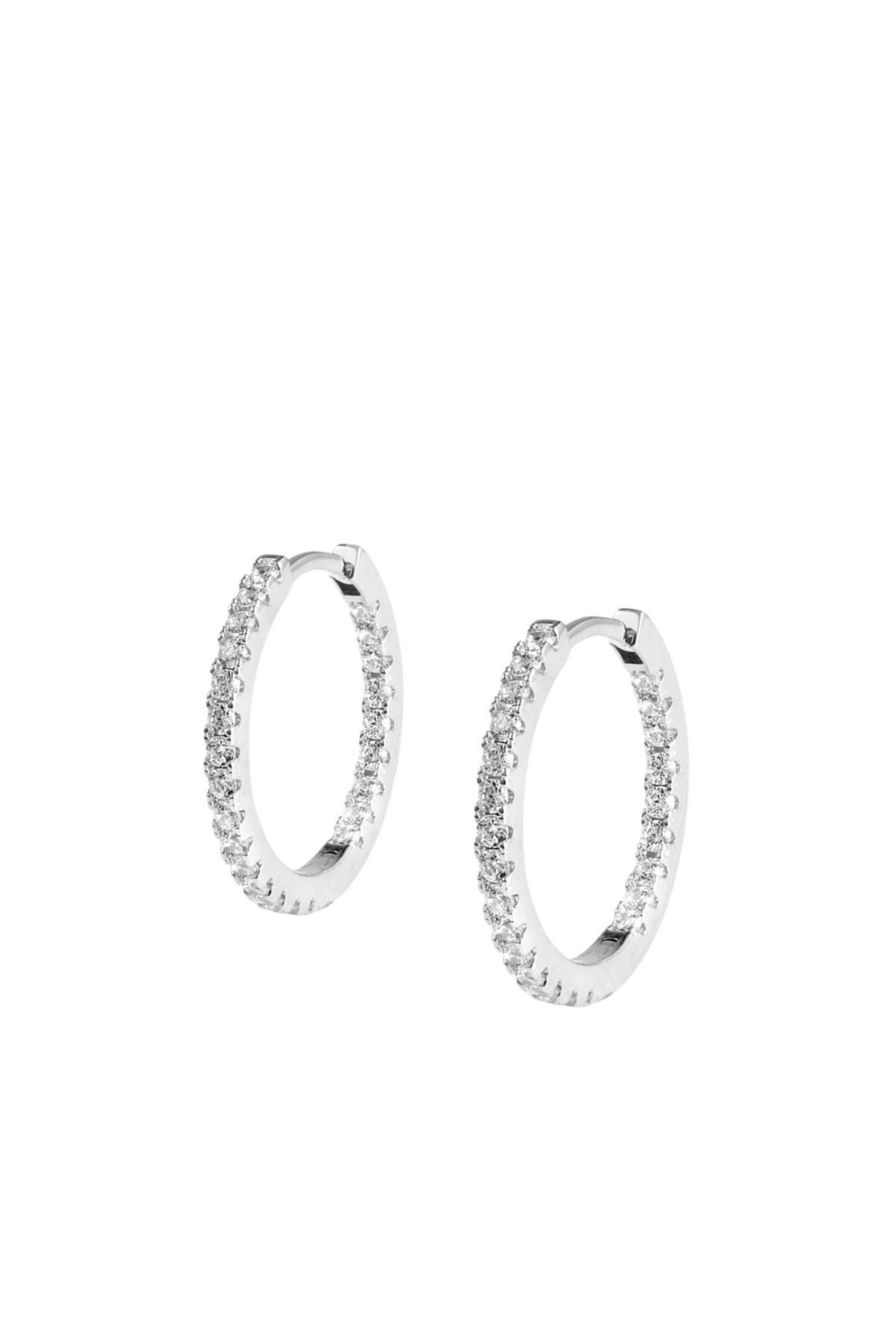 Eterno Hoops 15mm - Silver