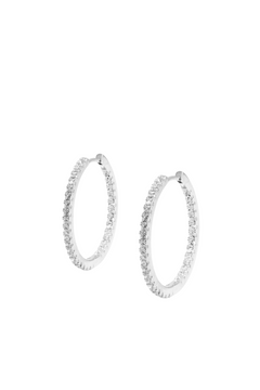 Eterno Hoops 20mm - Silver