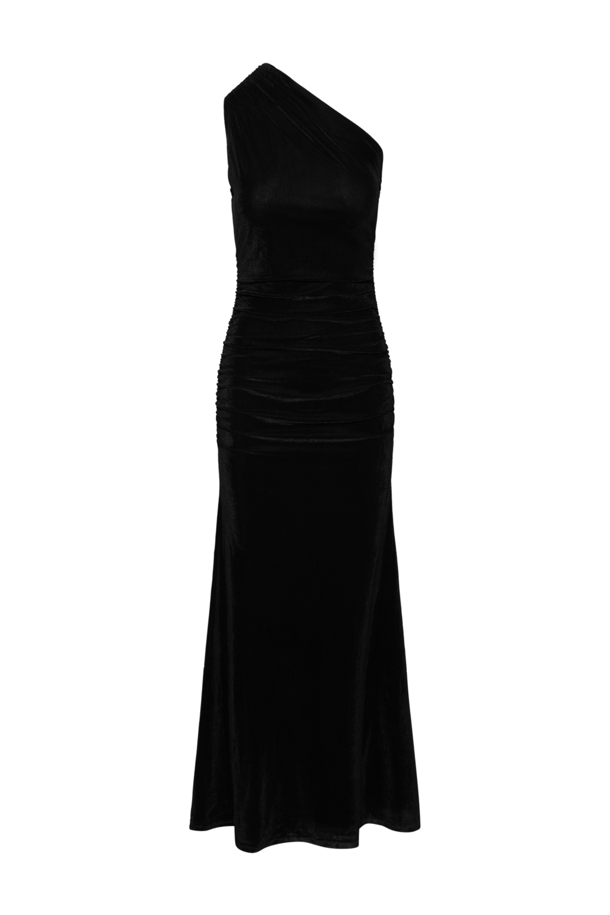 Andreaic Maxi Dress - Black Velour