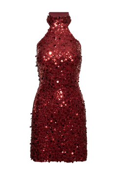 Emilyic Mini Dress - Bordeaux Sequin