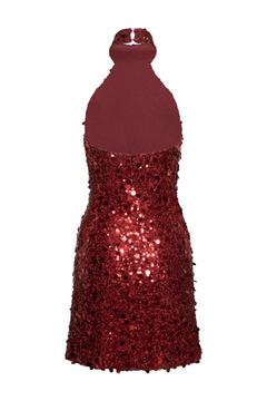 Emilyic Mini Dress - Bordeaux Sequin