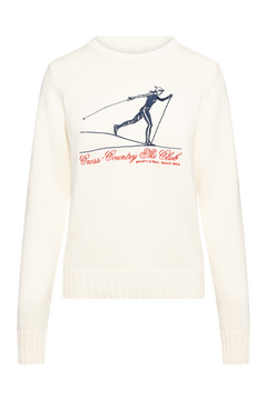 Cross Country Knitted Sweater - Ecru
