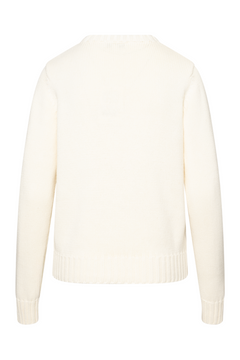 Cross Country Knitted Sweater - Ecru