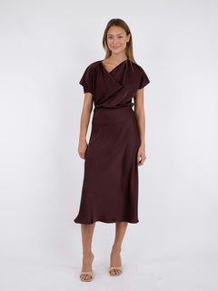 Bovary Skirt - Burgundy