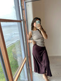 Bovary Skirt - Burgundy
