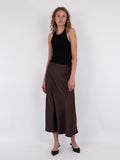 Bovary Skirt - Dark Brown