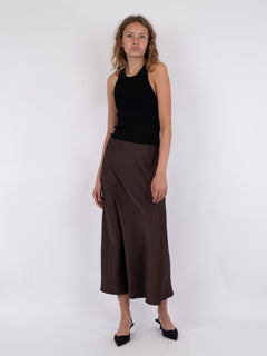 Bovary Skirt - Dark Brown