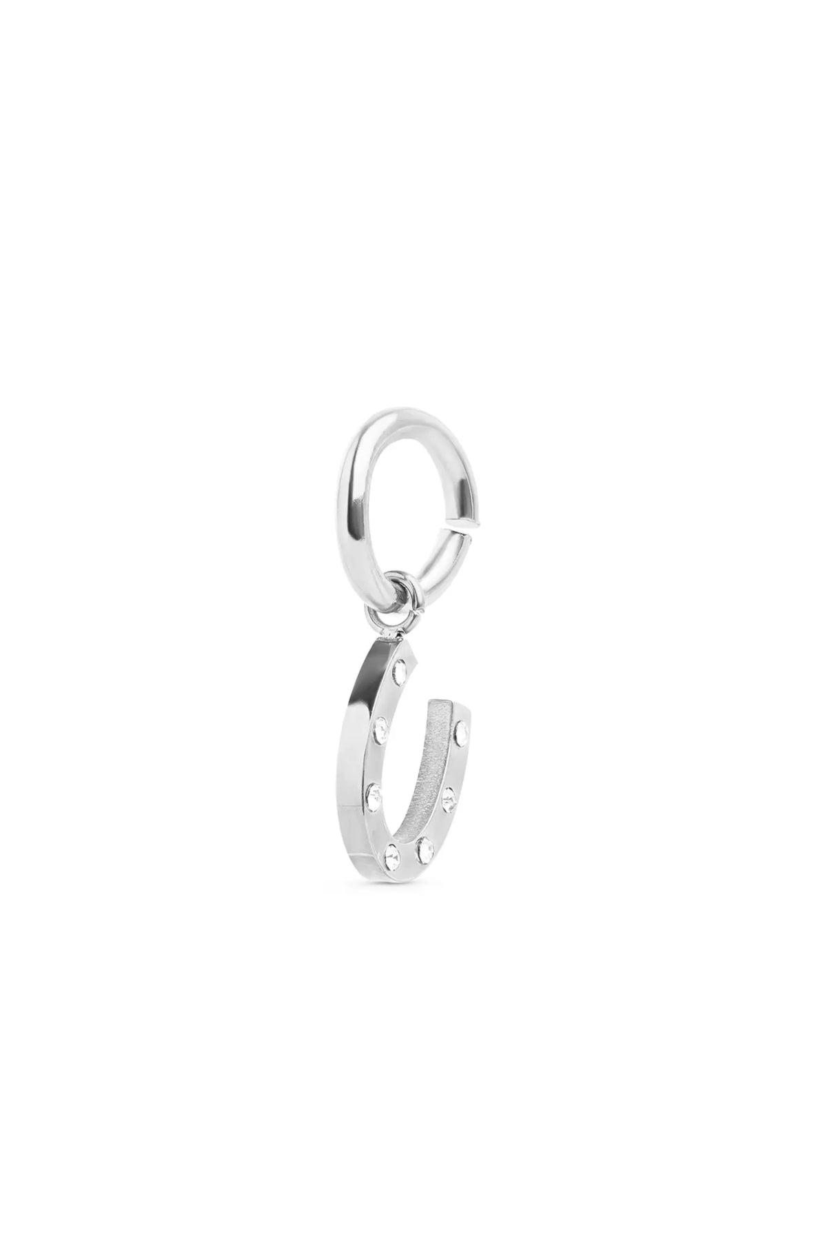 Asher Horseshoe Charm - Silver