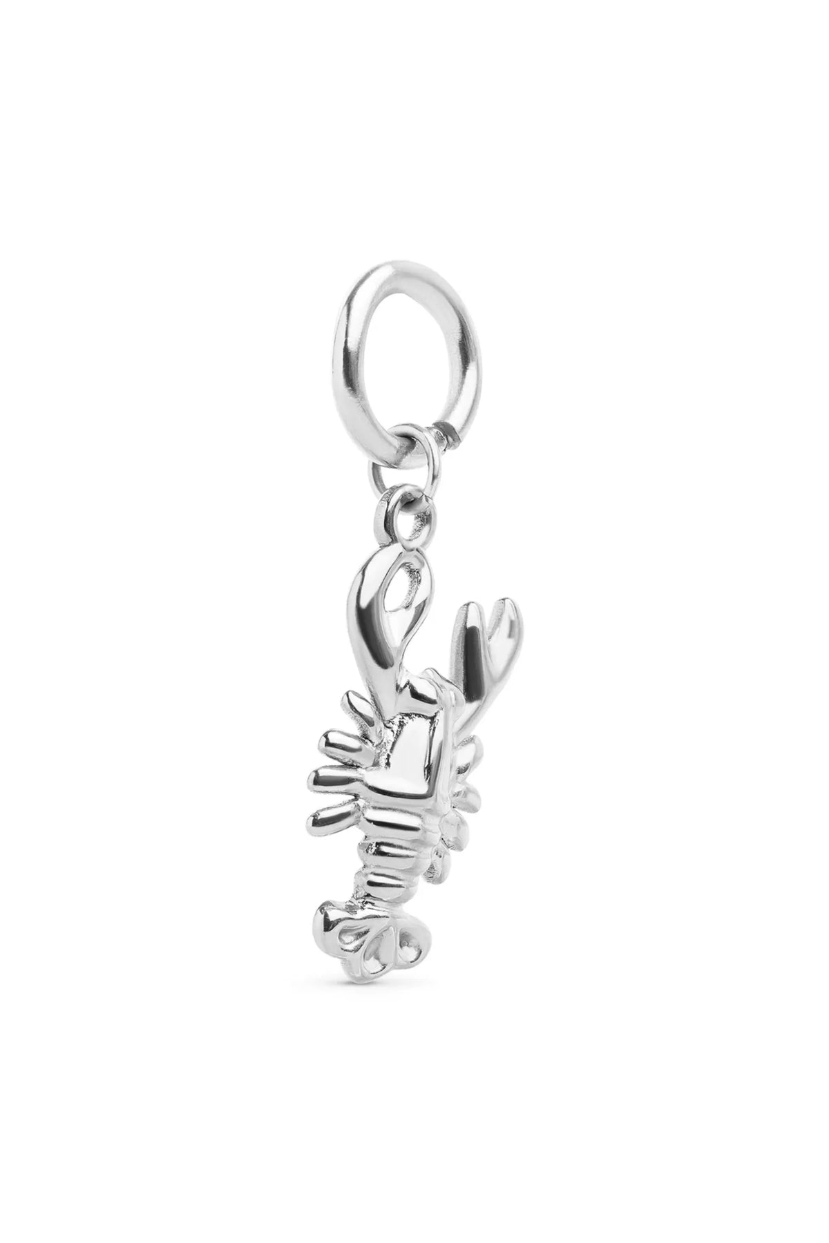 Cara Lobster Charm - Silver