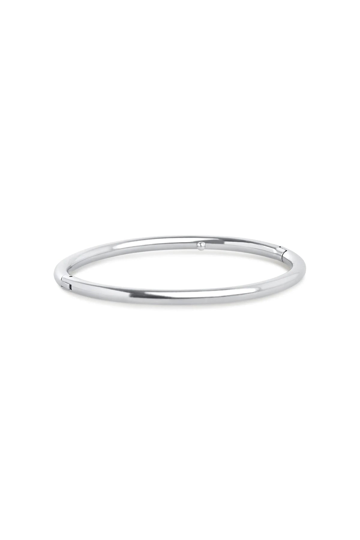 Peg Sleek Bangle Bracelet - Silver