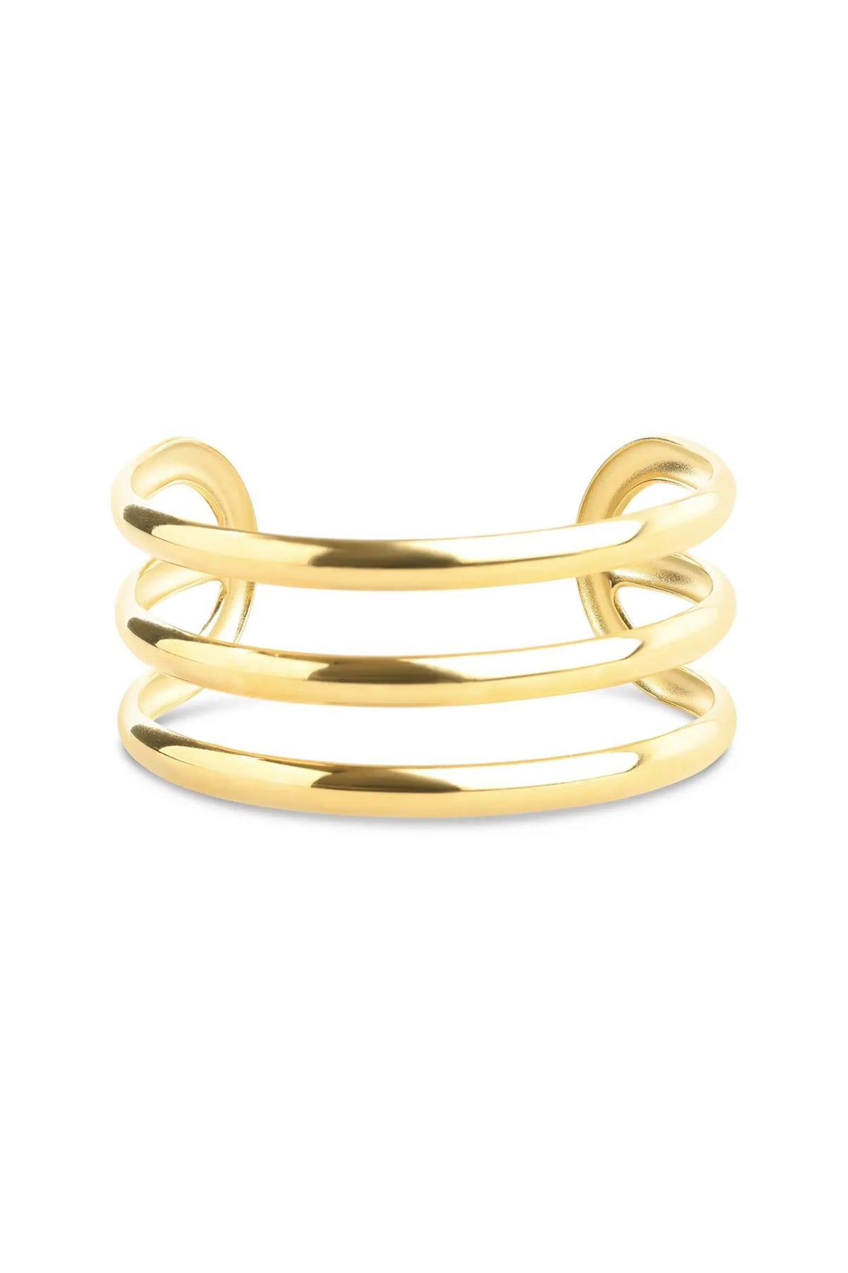 Norma Triple Bangle Bracelet - Gold