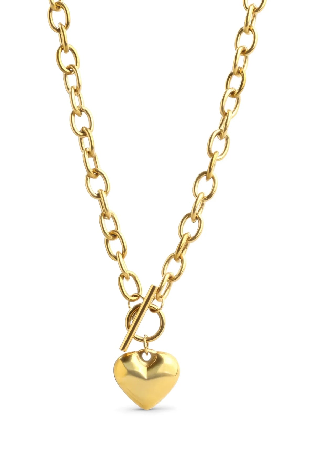 Myra Heart Necklace - Gold