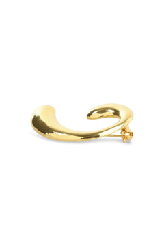 Novelia Sculptural Brooch - Gold