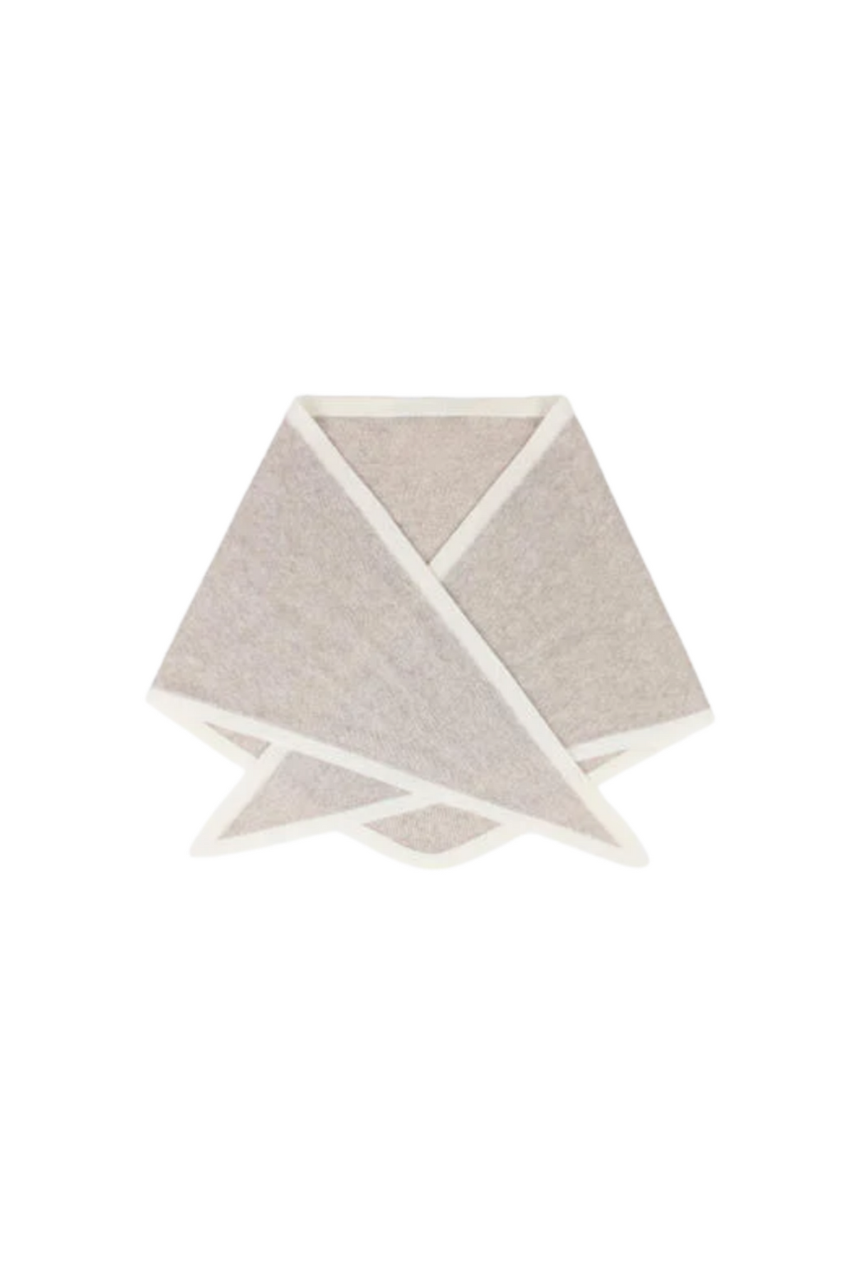 Lara Duo Wool Cashmere Triangle - Sand