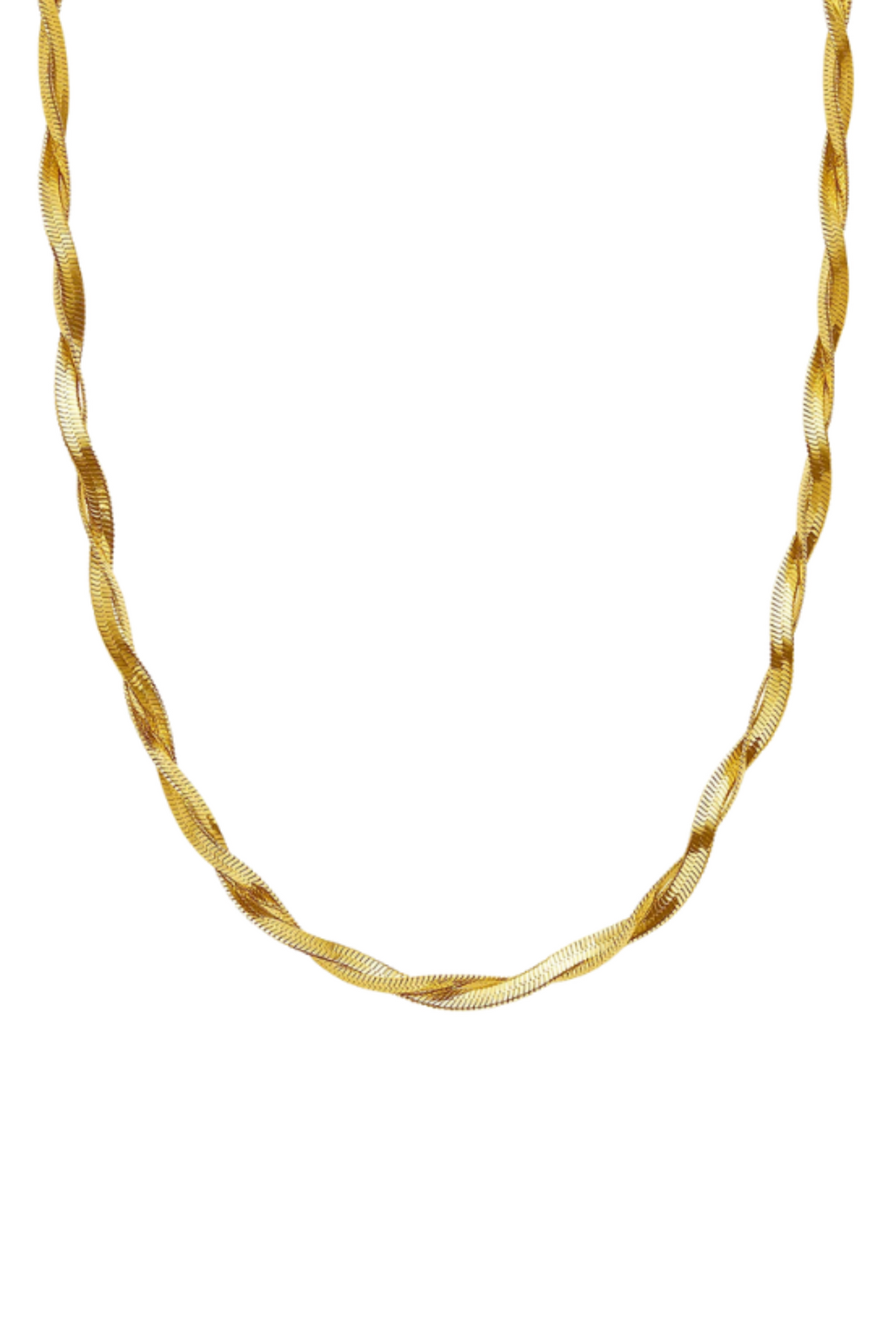 Twisted Bone Chain - Gold