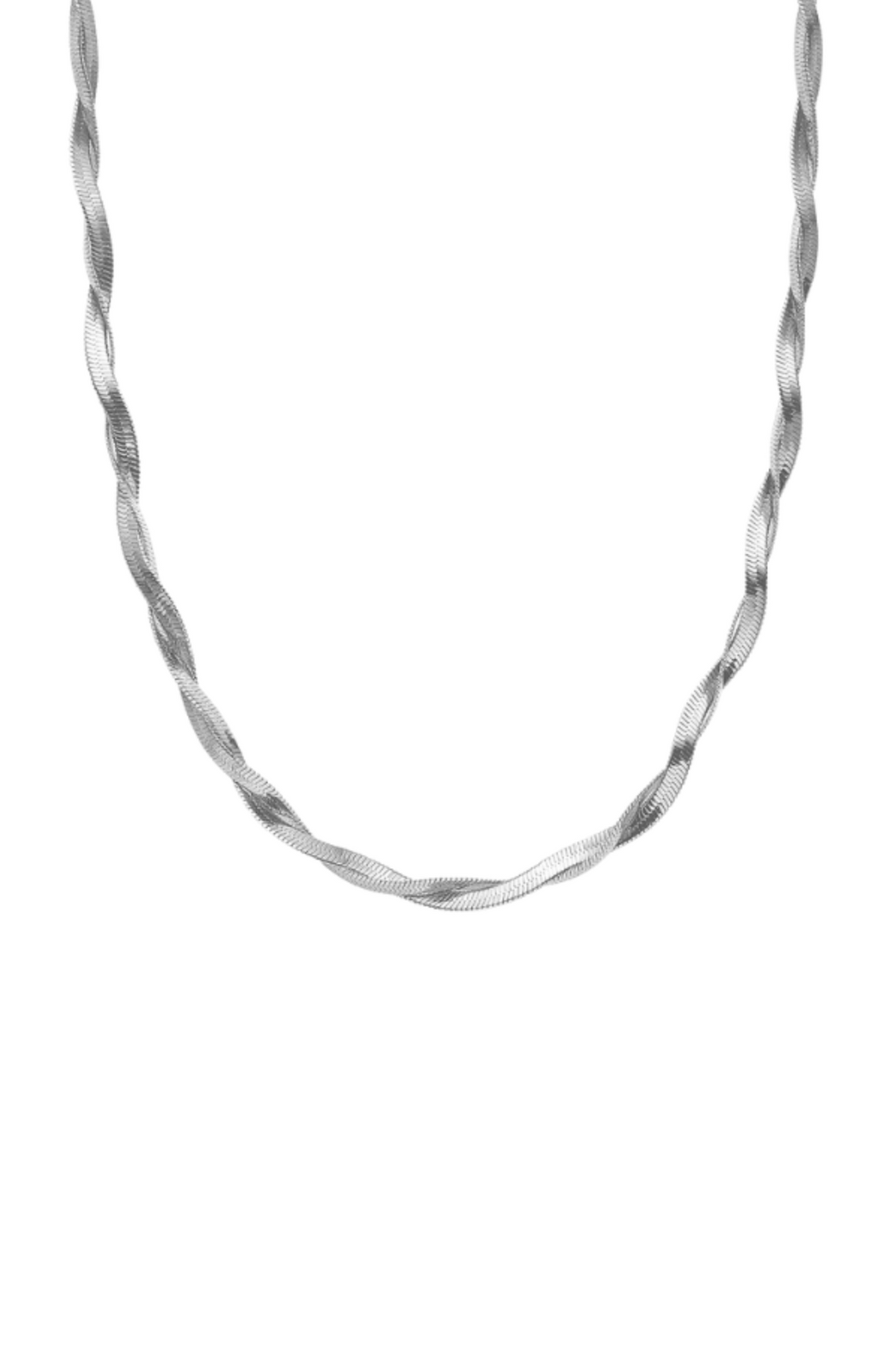 Twisted Bone Chain - Silver