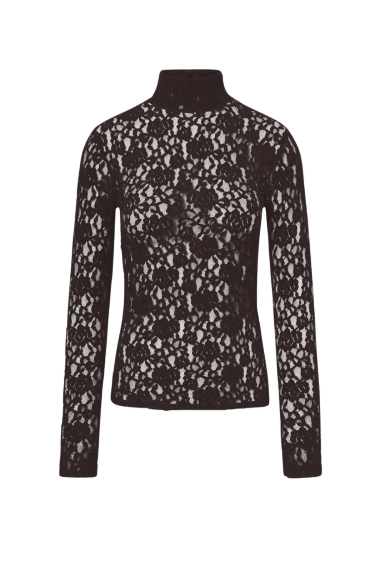 Mariana Lace Top - Mocha Brown