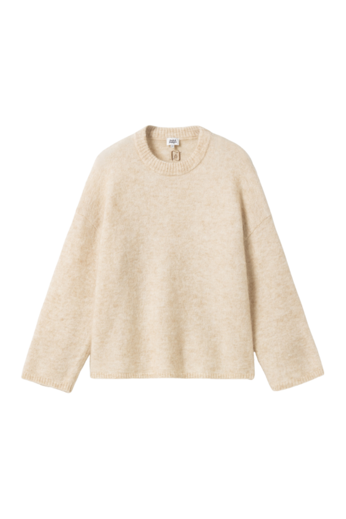 Mireya Knitted Sweater - Lt Beige