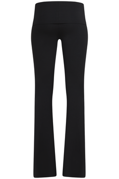 WrapMe Foldover Flare Pant - Black