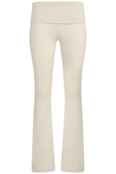 WrapMe Foldover Flare Pant - Creme