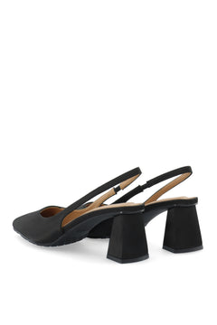 Biamaralyn Slingback Satin - Black