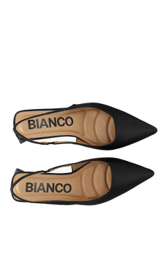 Biamaralyn Slingback Satin - Black