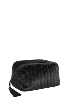 Day Soft Padded Velvet Clam - Obsidian