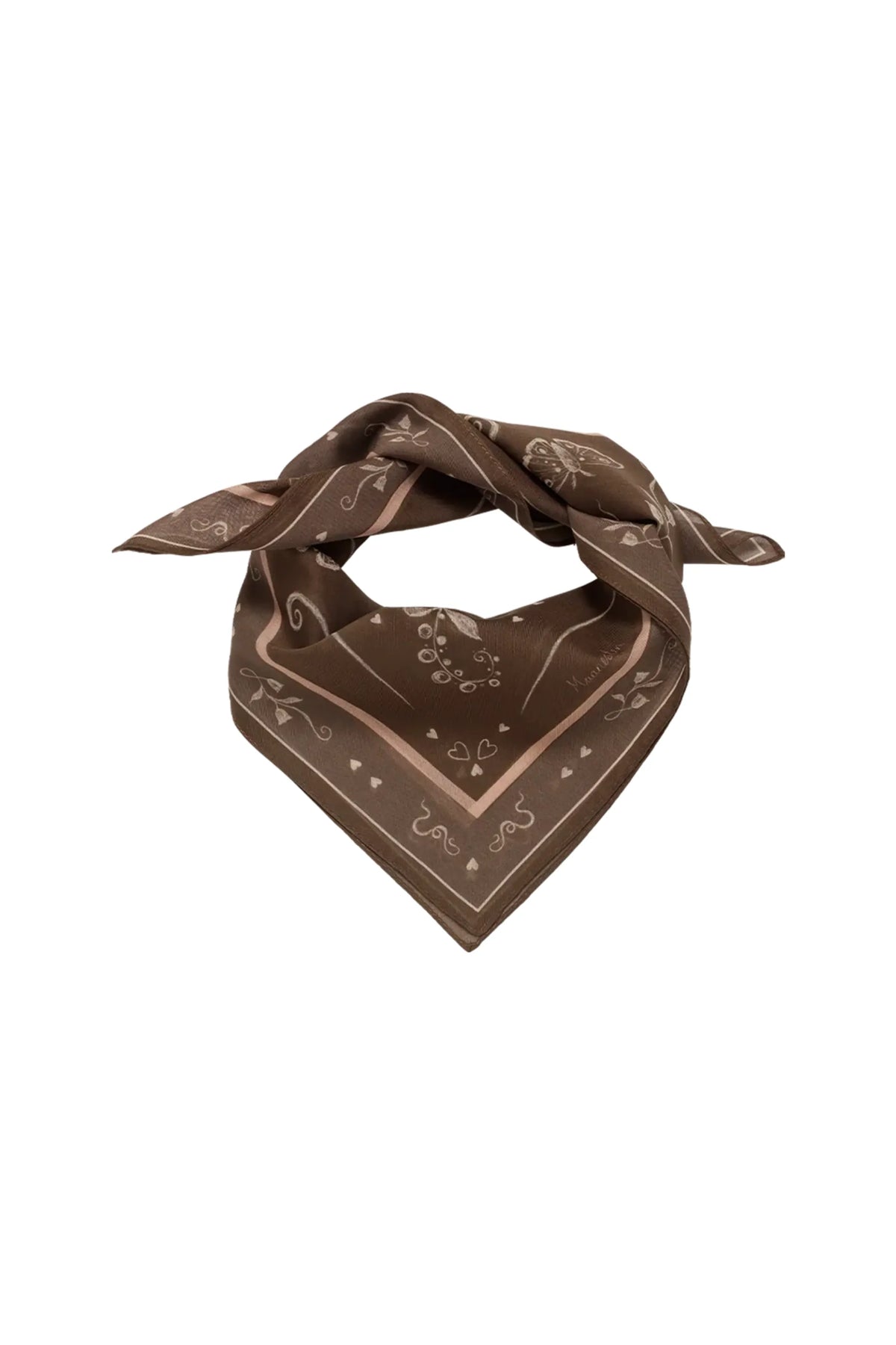 Olena Scarf 53x53 - Brown