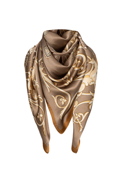 Lola Silk Scarf - Terracotta