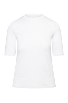 Marianne Rib Tee - White