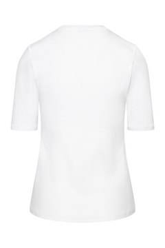 Marianne Rib Tee - White