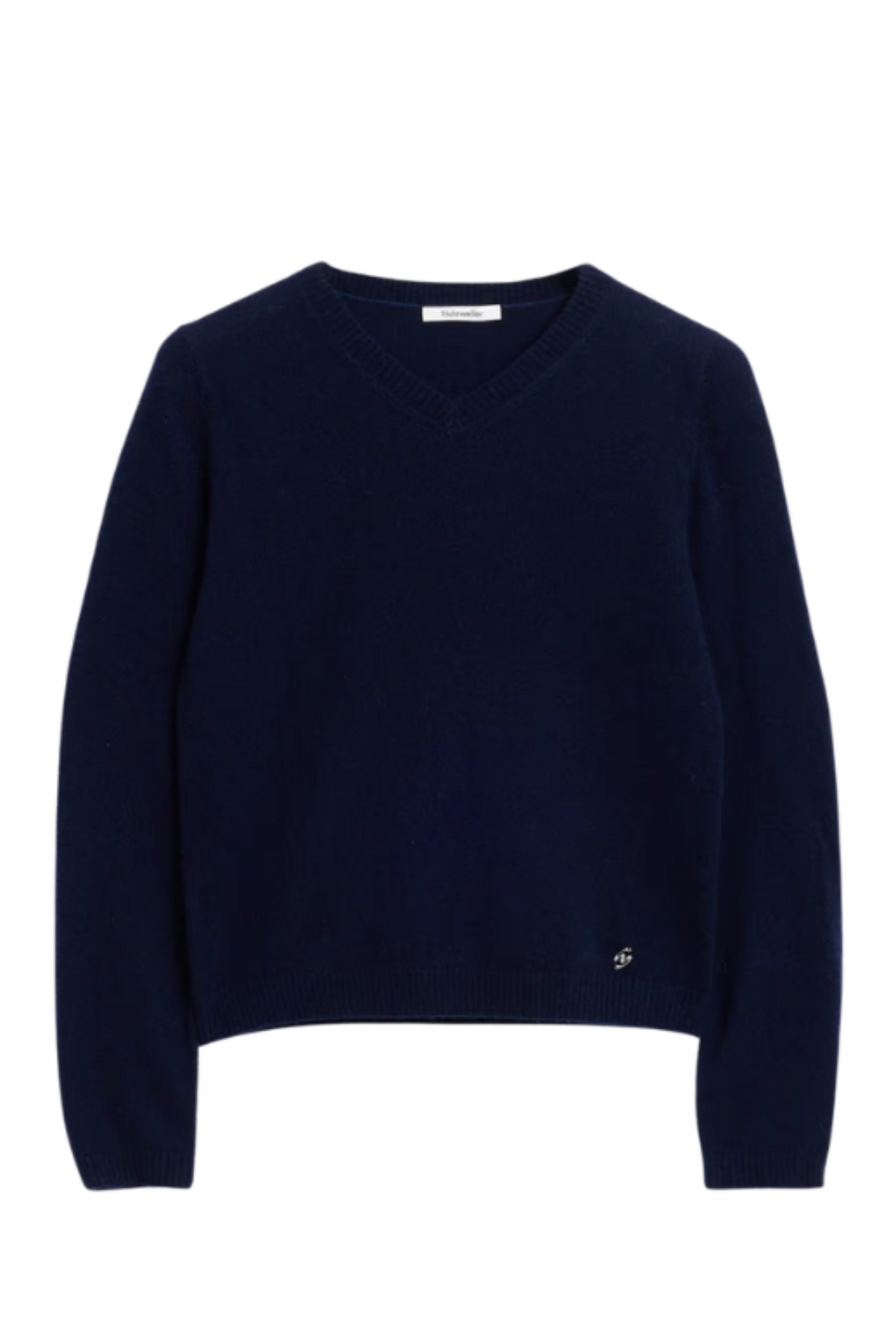 Isabella Cashmere V-Neck - Dk. Navy