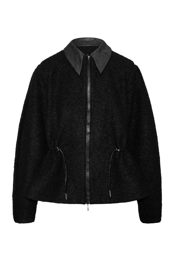 Windsor Cropped Jacket - Black