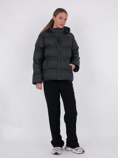 Fox C Puffer Jacket - Black