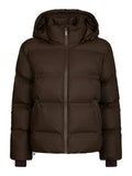 Fox C Puffer Jacket - Dark Brown