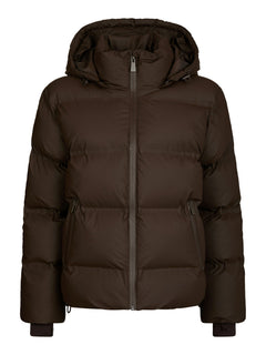 Fox C Puffer Jacket - Dark Brown