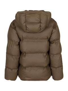 Fox C Puffer Jacket - Dark Taupe