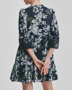 Cotton Slub Tunic Dress - Cherry Blossom