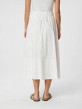 Yara Poplin Skirt - White