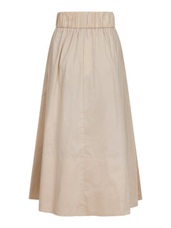 Yara Poplin Skirt - Dark Sand