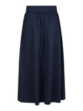 Yara Poplin Skirt - Navy