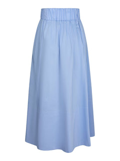 Yara Poplin Skirt - Sky Blue
