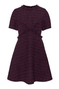 Dottie Mini Dress - Burgundy