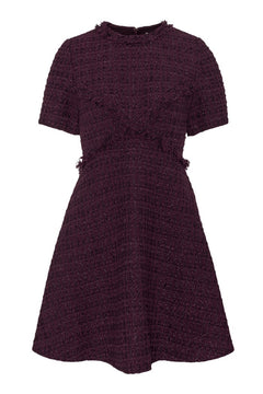 Dottie Mini Dress - Burgundy